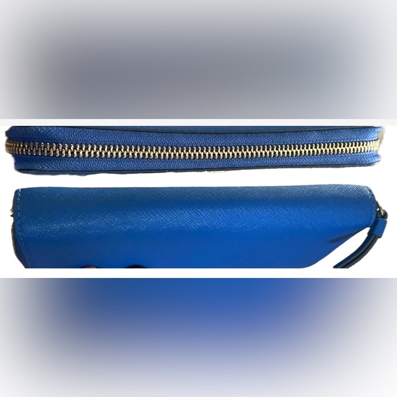 Tory Burch Robinson Leather Zippered Wallet - Picture 5 of 8